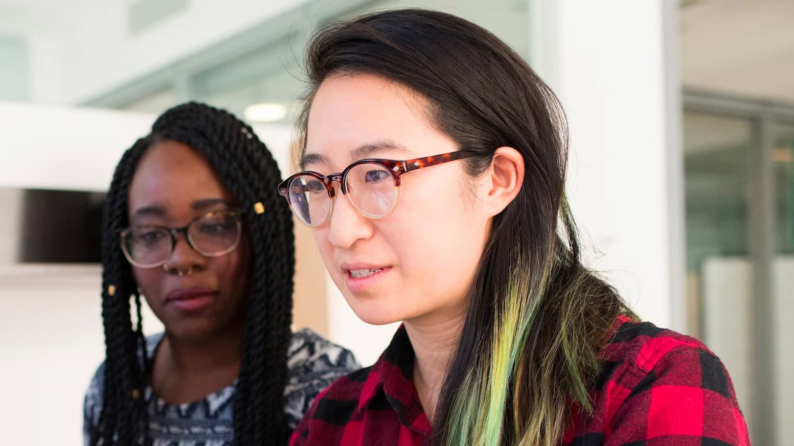 Dania Ebongue lors d'un événement T.R.A.F.I.C.