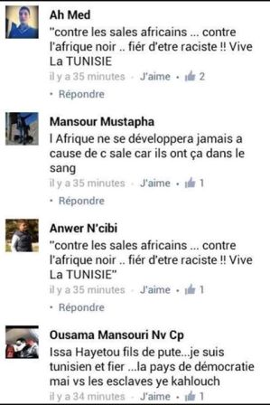 Dégoûtant, ce racisme maghrébin sur Internet.