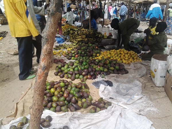 Le marché de Zamaï en marche.